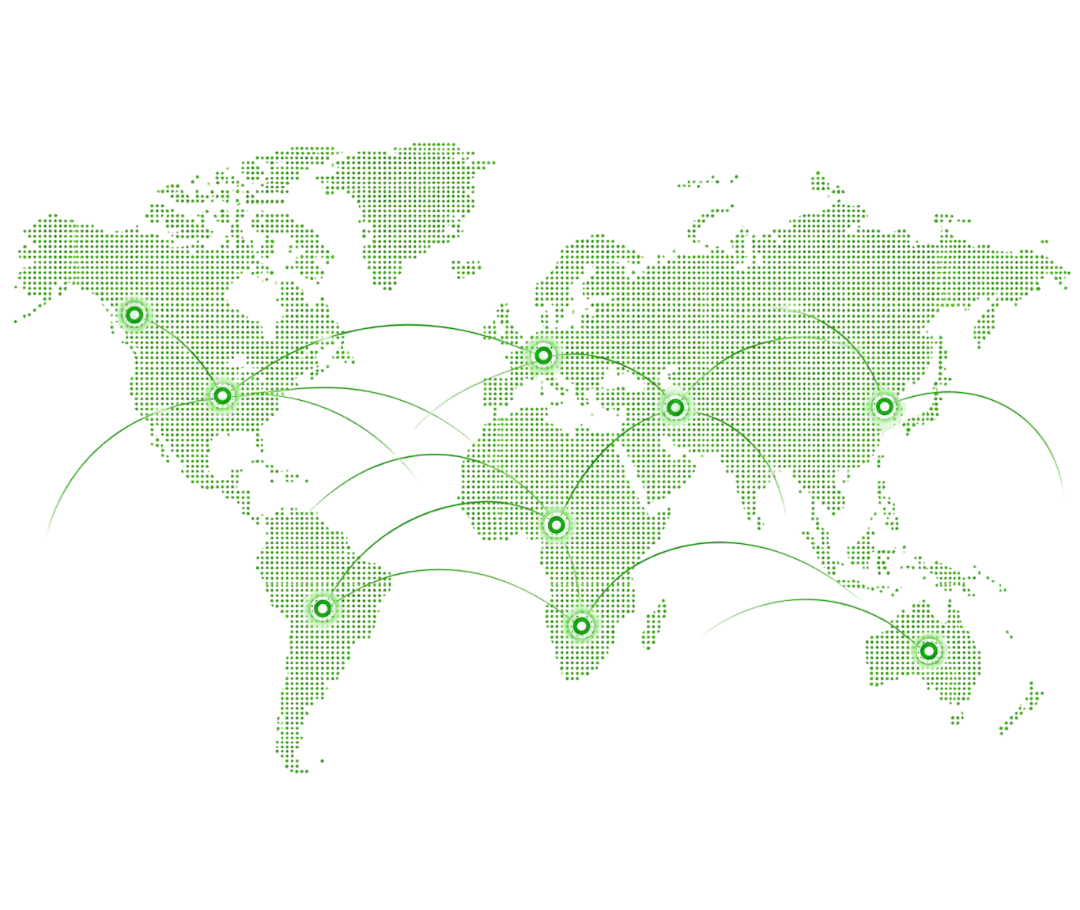 International shipping network map