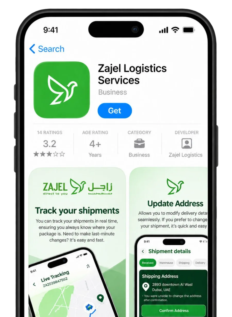 Zajel Logistics Services app on the App Store