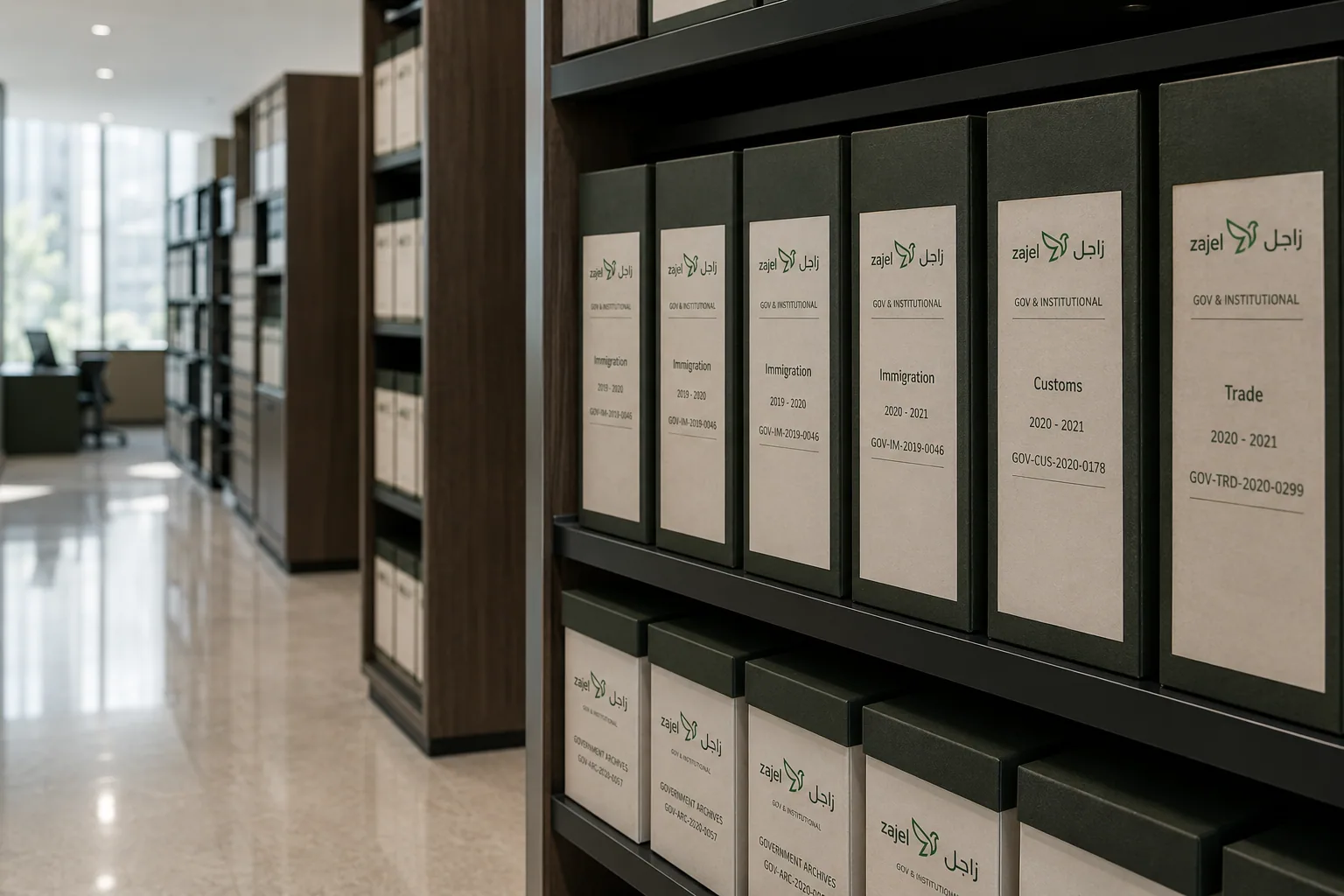 Sealed legal documents prepared for secure courier delivery